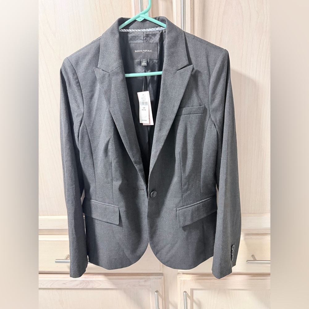 Banana Republic Charcoal Women's Blazer